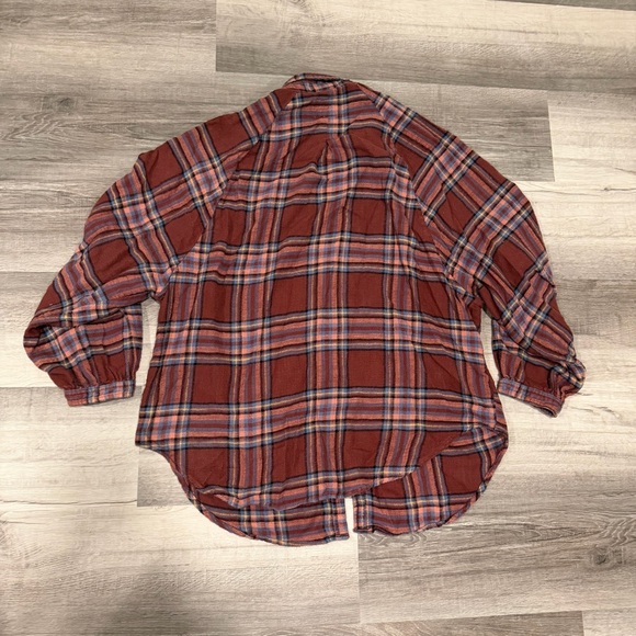 American Eagle Women’s Flannel Shirt Oversized Fit Size XL - Picture 6 of 6